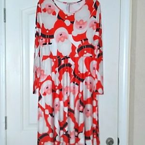 SANTA 🎅 A-LINE CHRISTMAS DRESS 👗